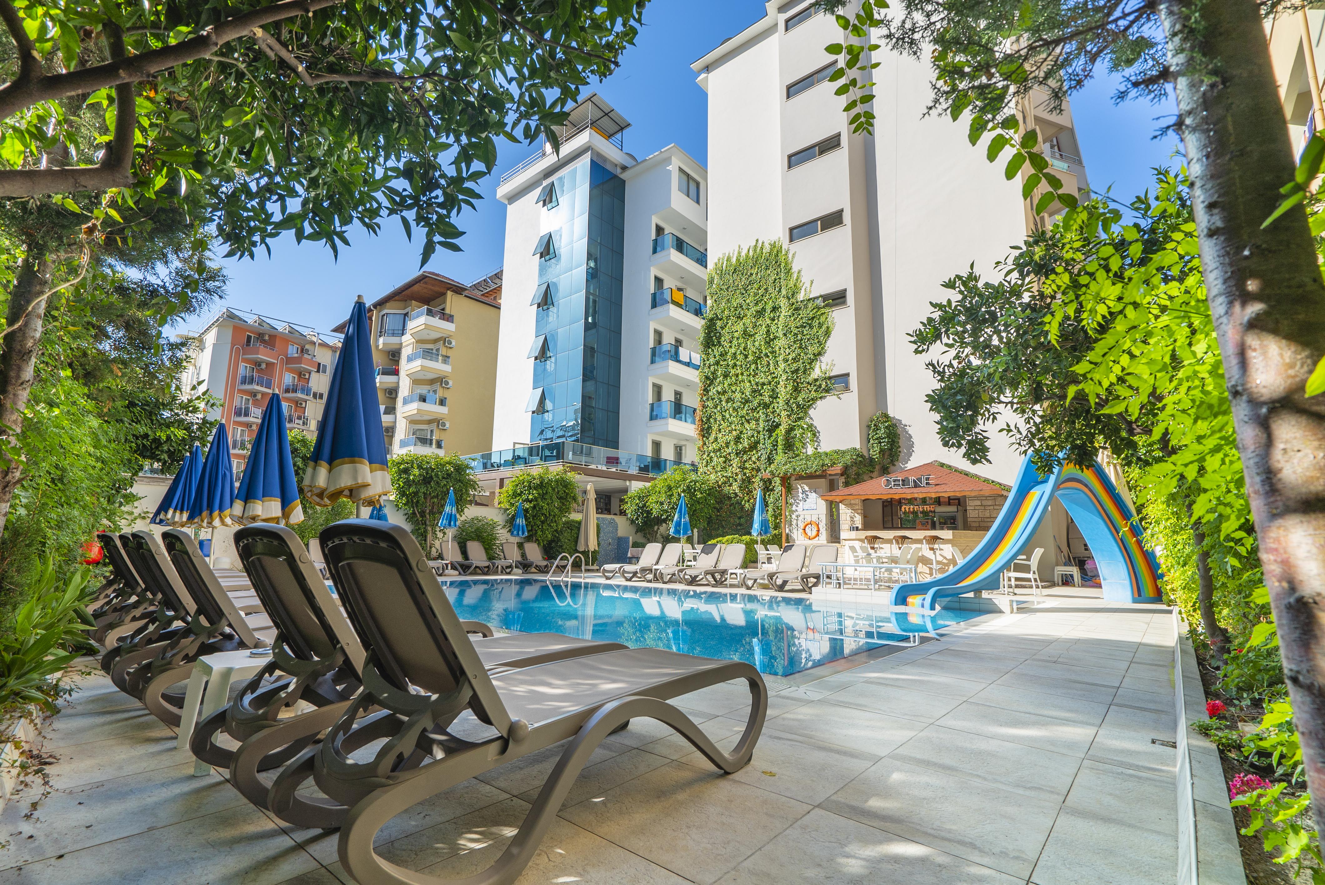 Kleopatra Celine Hotel Alanya Exterior foto